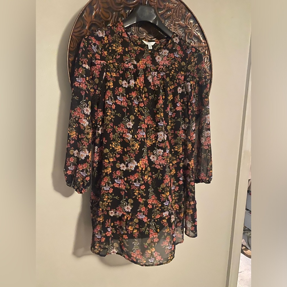 Time and Tru floral mini dress.  NWT